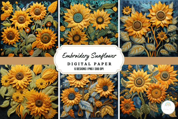 Embroidery Sunflower Background: A Designer’s Review