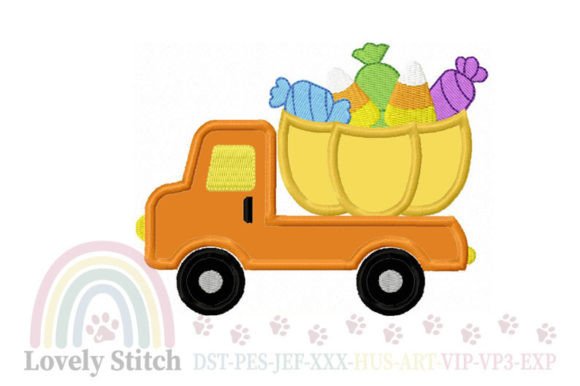 Evaluating Halloween Truck Embroidery for Etsy Shops