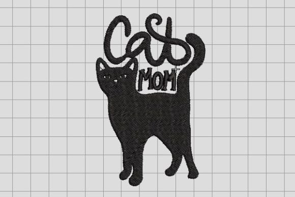 Evaluating the Mistery Black Mommy Cat Embroidery File