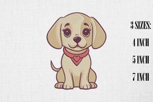 Review: Cute Labrador Retriever Embroidery for Makers