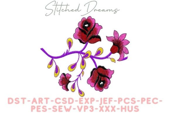 Review: Flowers Embroidery Patterns for Handmade Gifts
