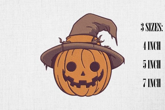 Review: Halloween Pumpkin Embroidery Design 3