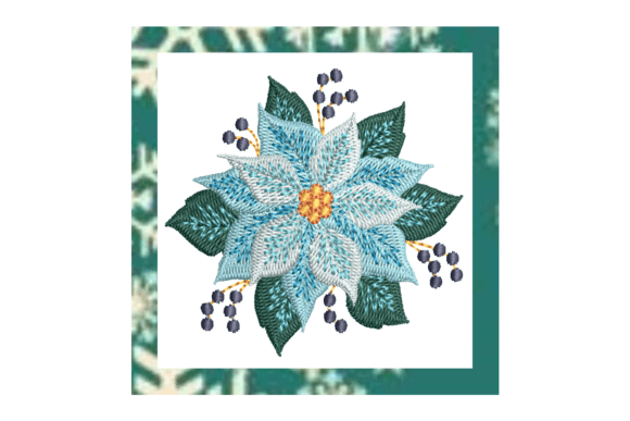 Review: Poinsettia Embroidery 4x4 for Holiday Crafts