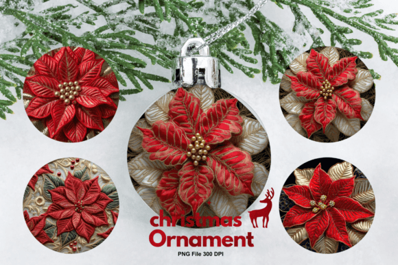 Reviewing Christmas Ornament Flower Embroidery Set