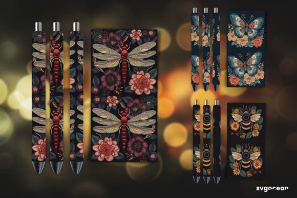 Reviewing Embroidery Insects Pen Wraps Sublimation for Boutique Sweatshirts