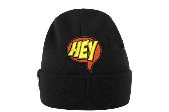 Reviewing HEY Embroidery Design for Small Business Merch