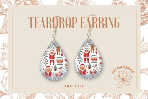 Reviewing Santa Christmas Embroidery Teardrop1 for Merch