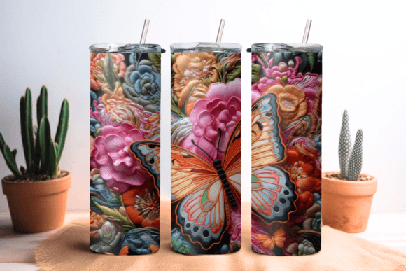 Reviewing the Butterfly Embroidery Tumbler Wrap