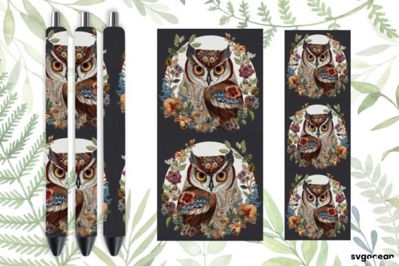 Reviewing the Owl Pen Wrap Sublimation Design