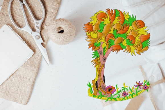 Tree Embroidery Design Review for Boutique Apparel